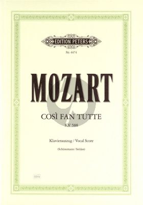 Cosi fan Tutte KV 588 Vocal Score