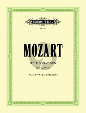Mozart 6 Sonatinen Nach der Wiener Erstausgabe fur Klavier (Herausgegeben von Heinz Volger)