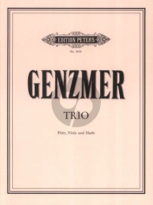 Genzmer Trio Flote-Viola und Harfe (Part./Stimmen)