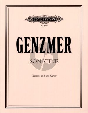 Genzmer Sonatine Trompete in B- und Klavier