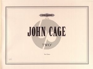 Cage Two for 2 Piano's Score
