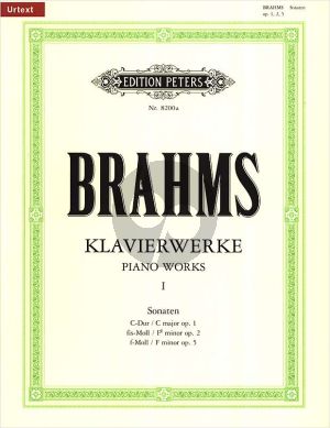 Brahms Klavierwerke Vol.1 Urtext Edition Carl Seemann / Kurt Stephenson