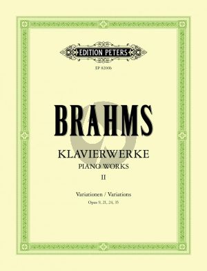 Brahms Klavierwerke Vol.2 Urtext Edition Carl Seemann / Kurt Stephenson