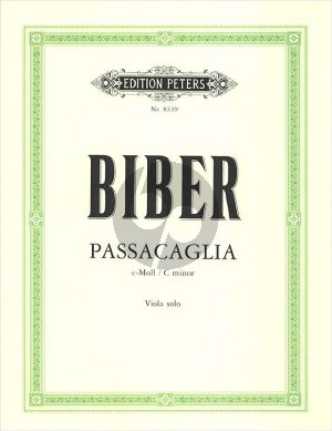 Passacaglia C-Moll (Viola allein) (herausgegeben Walter Lebermann)
