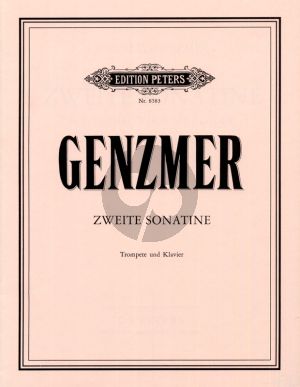 Genzmer Sonatine No. 2 Trompete und Klavier