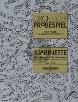 Orchester Probespiel Klarinette / Hohe Klarinette / Bassklarinette (Heinz Hepp und Albert Rohde)