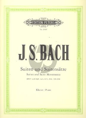 Bach Einzelne Suiten und Suitensatze Klavier (Hermann Keller)