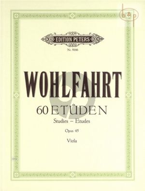 60 Etüden Op.45 Viola