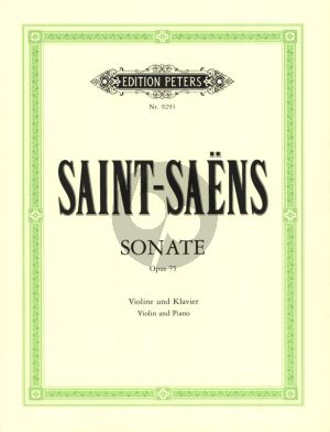 Saint-Saens Sonate Op. 75 Violine und Klavier (Ulfert Thiemann)