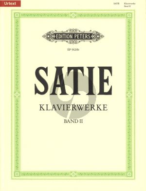 Satie Klavierwerke Vol. 2