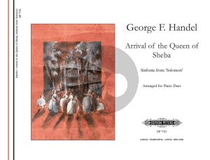 Handel Arrival Queen of Sheba from Solomon for Piano 4 hands (Weismann)