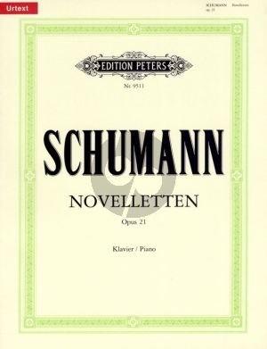 Schumann Noveletten Op.21 Klavier (Adolph Henselt gewidmet Urtextausgabe) (Herausgegeben von Hans Joachim Kohler)