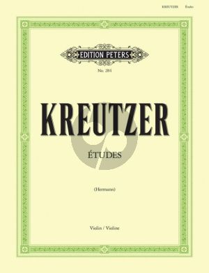 Kretutzer 42 Etuden Violine (Hermann) (Peters)