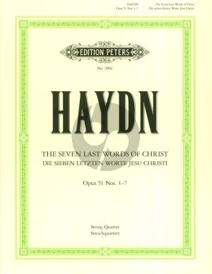 Haydn 7 Last Words Op. 51 (Nos 1 - 7) String Quartet (Parts)