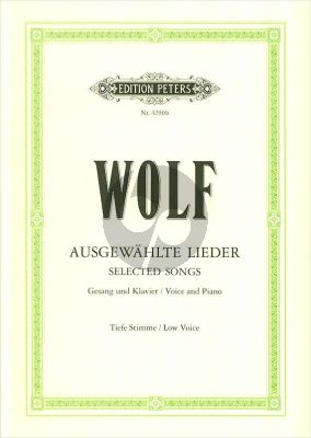 Wolf 51 Ausgewahlte Lieder (Tief) (Elena Gerhardt)