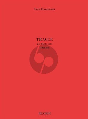 Francesconi Tracce for Flute solo