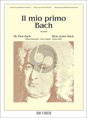 Bach My First Bach (Il Primo Mio) Vol.1 for Piano