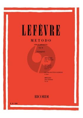 Lefevre Methode Vol.2 Clarinetto (Alamiro Giampieri)