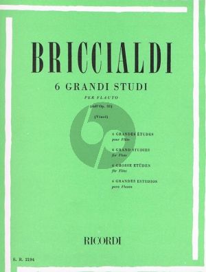 Briccialdi 6 Grand Studies (from Op.31) Flute