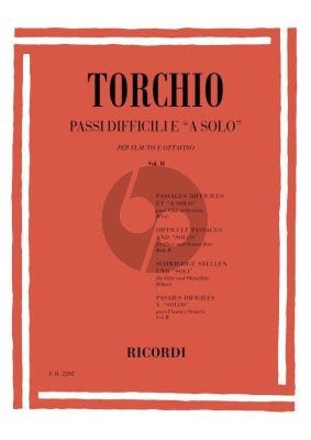 Torchio Difficult Passages and 'Solos' Vol.2 Flute
