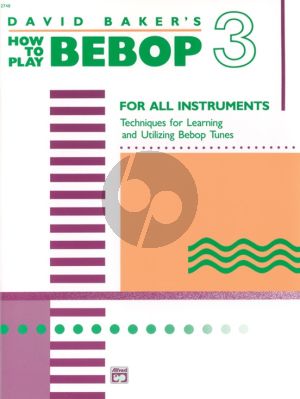 Baker How to Play Bebop Vol.3 for all Instruments