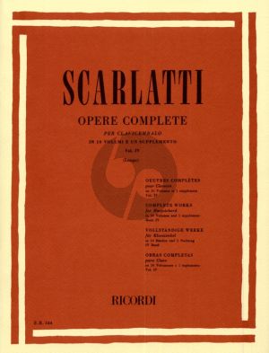 Scarlatti Complete Works Vol. 4 No.151 - 200 for Harpsichord [Piano] (Edited by Alessandro Longo)