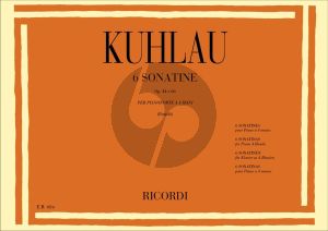 Kuhlau 6 Sonatinas Op.44 and Op.66 for Piano 4 Hands (Edited by Pozzoli)