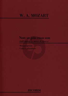 Mozart Non So Piu Cosa Son Mezzo Soprano and Piano (from le Nozze di Figaro)