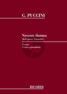 Puccini Nessun Dorma Tenor (Turandot)