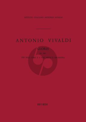 Vivaldi Gloria RV 589 Soli-Choir-Orch. Score (Malipiero)