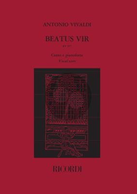 Vivaldi Beatus Vir RV 597 Vocalscore