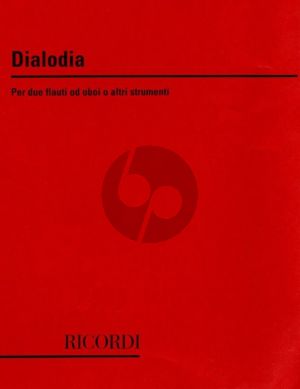 Dialodia for 2 Oboes (or 2 Flutes) or Flute and Oboe