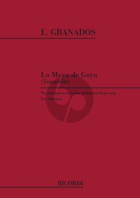 Granados La Maya de Goya (Tonadilla) Guitar (Konrad Ragossnig)