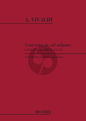 Vivaldi Concerto g-minor RV 315 (Op.8 No.2) (L'Estate) Flute-Piano (Gazzelloni)