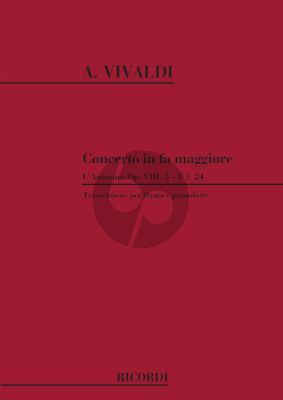 Vivaldi Concerto F-major RV 293 (Op.8 No.3) (L'Autunno) Flute-Piano (Gazzelloni)