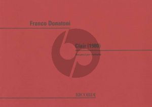 Donatoni Clair for Clarinet solo (1980)