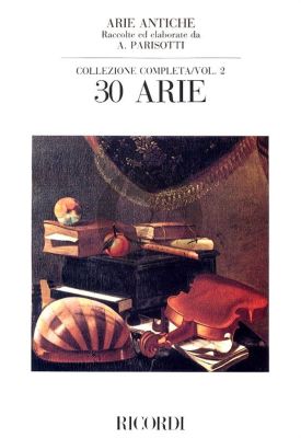 Album Arie Antiche 30 Arie Vol.2 Medium High Voice and Piano (Parisotti)