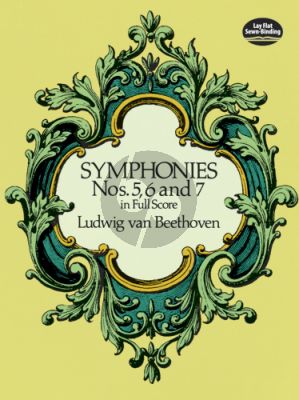 Beethoven Symphonies No.5-6-7 Full Score (Dover)