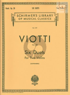 6 Duets Op.20 2 Violins