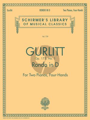 Gurlitt Rondo D-major Opus 175 No. 1 2 Piano's