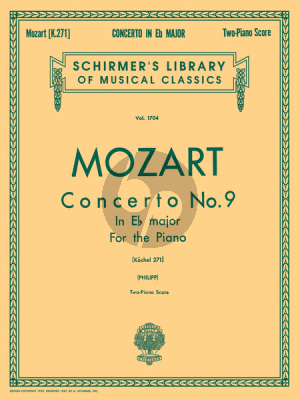 Mozart Concerto No.9 E-flat Major KV 271 Piano-Orchestra Reduction 2 Pianos (edited by Isidor Philipp) (2 Copies needed to perform)