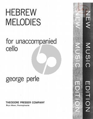 Hebrew Melodies (1945) for Cello Solo