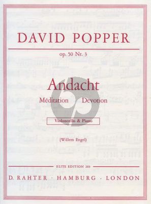 Popper Andacht Op.50 No.3 Violoncello-Klavier (Willem Engel)