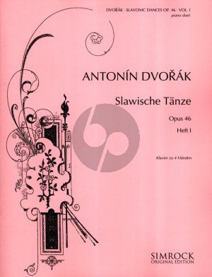 Dvorak Slavonic Dances Op.46 Vol.1 Piano 4 hands