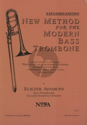 Aharoni New Method for the Modern Bass Trombone Expanded Edition