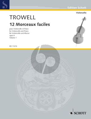 12 Morceaux Faciles Op.4 Vol.1 Cello-Piano