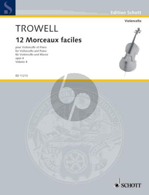 Trowell 12 Morceaux Faciles Op.4 Vol.4 Cello-Piano