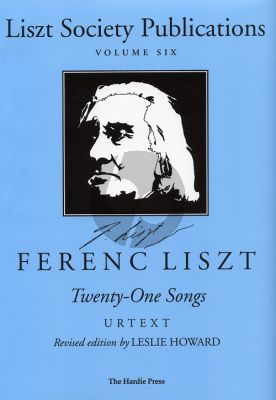 Liszt 21 Songs Voice-Piano (Liszt Society Publications Vol.6) (edited by Leslie Howard)