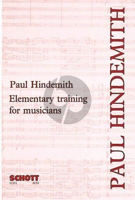 Hindemith Elementary Training for Musicians