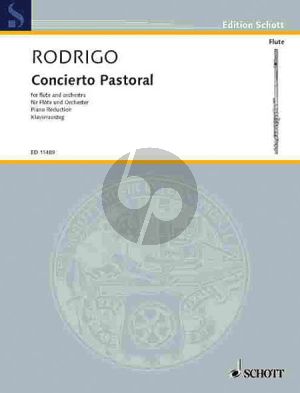 Rodrigo Concierto Pastoral Flute-Orchestra (piano red.)